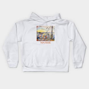 Luxury, Serenity and Pleasure (1905) by Henri Matisse Kids Hoodie